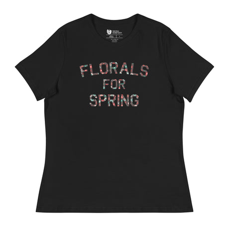Florals for Spring (Women's Relaxed T-Shirt)-Women's T-Shirts-Swish Embassy