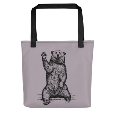 Friendly Bear (Tote bag)-Bags-Swish Embassy