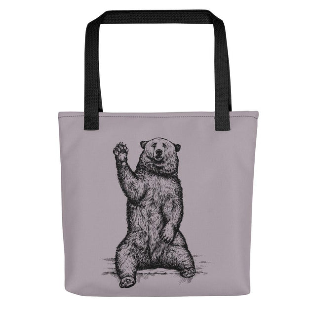 Friendly Bear (Tote bag)-Bags-Swish Embassy