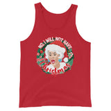 GG I Will Not Have A Merry XMas (Tank Top)-Christmas Tank Tops-Swish Embassy