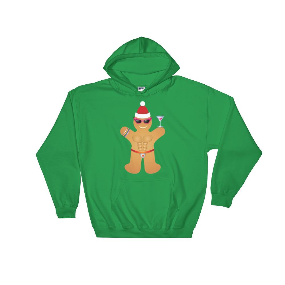 Gingerbread Circuit Man (Hoodie)-Christmas Hoodies-Swish Embassy