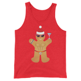 Gingerbread Circuit Man (Tank Top)-Christmas Tank Tops-Swish Embassy