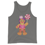 Gingerbread Drag Queen (Tank Top)-Christmas Tank Tops-Swish Embassy