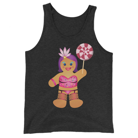Gingerbread Drag Queen (Tank Top)-Christmas Tank Tops-Swish Embassy