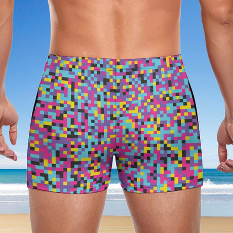 Glitch Candy (Square Cut Trunks)-Square Cut Trunks-Swish Embassy