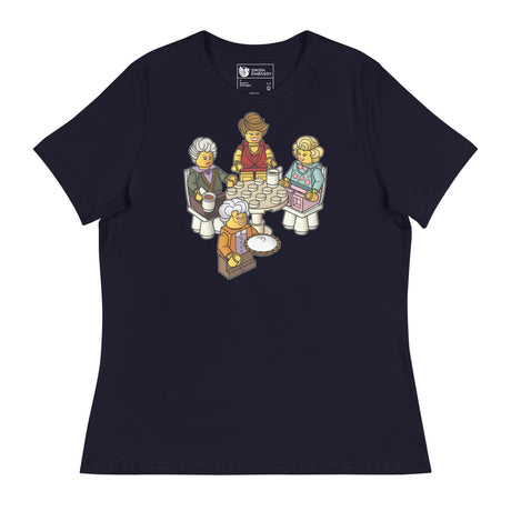 Golden Girls Blocks (Women's Relaxed T-Shirt)-Women's T-Shirts-Swish Embassy