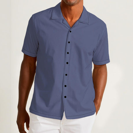 Grape Gatsby (Cotton Button Shirt)-Cotton Button Shirt-Swish Embassy