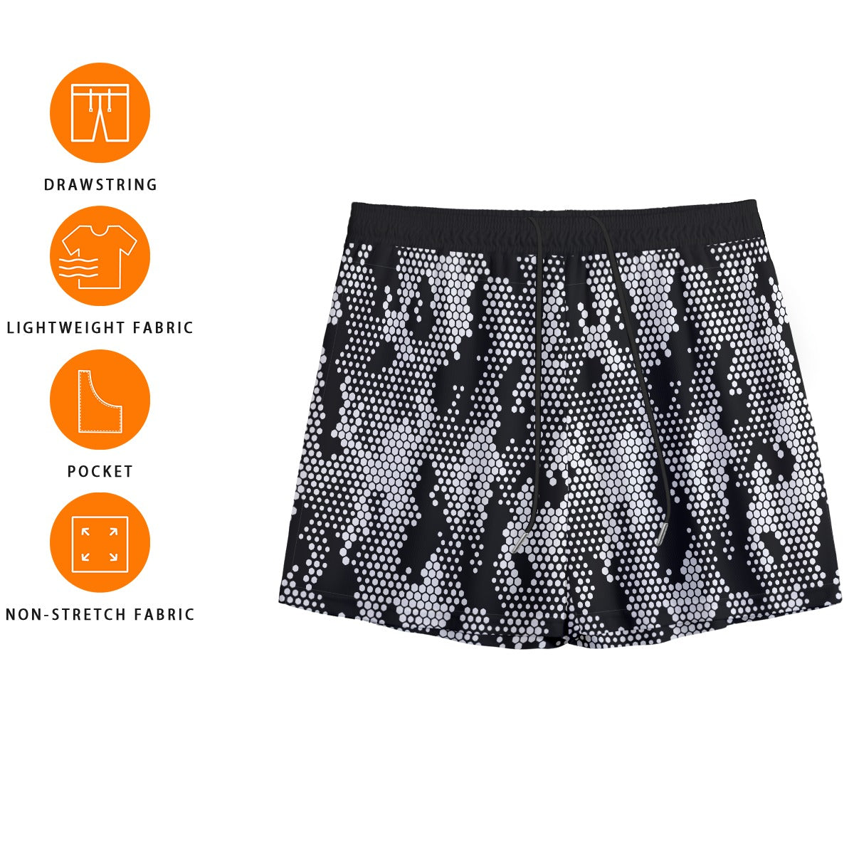 Halftone Camo (Shorts)-Shorts-Swish Embassy