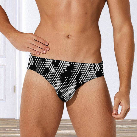 Halftone Camo (Swim Briefs)-Swim Briefs-Swish Embassy