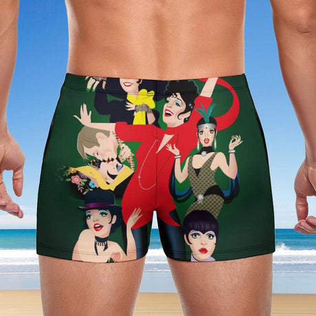 Halston Hangover (Square Cut Trunks)-Square Cut Trunks-Swish Embassy