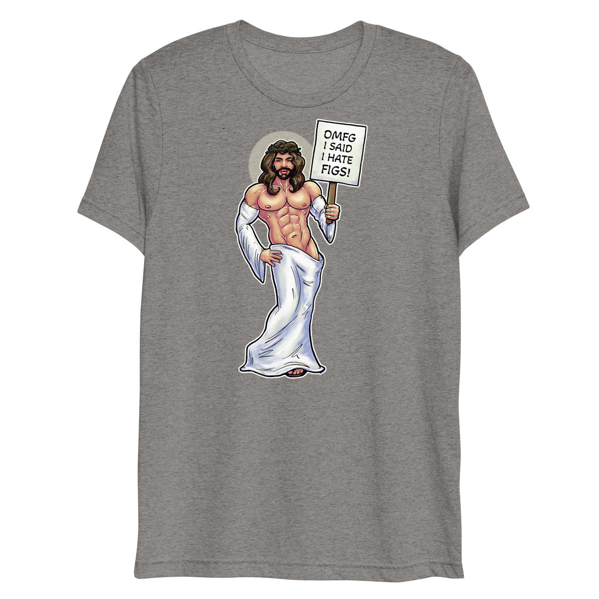 Hates Figs (Triblend)-Triblend T-Shirt-Swish Embassy