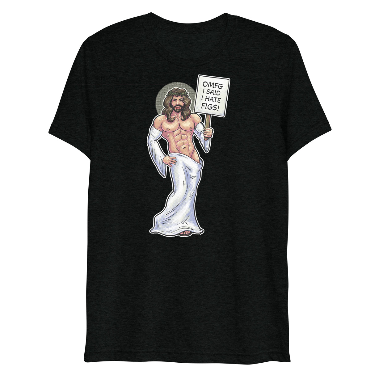 Hates Figs (Triblend)-Triblend T-Shirt-Swish Embassy