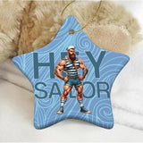 Hey Sailor (Ceramic Holiday Keepsake)-Ceramic Holiday Keepsake-Swish Embassy