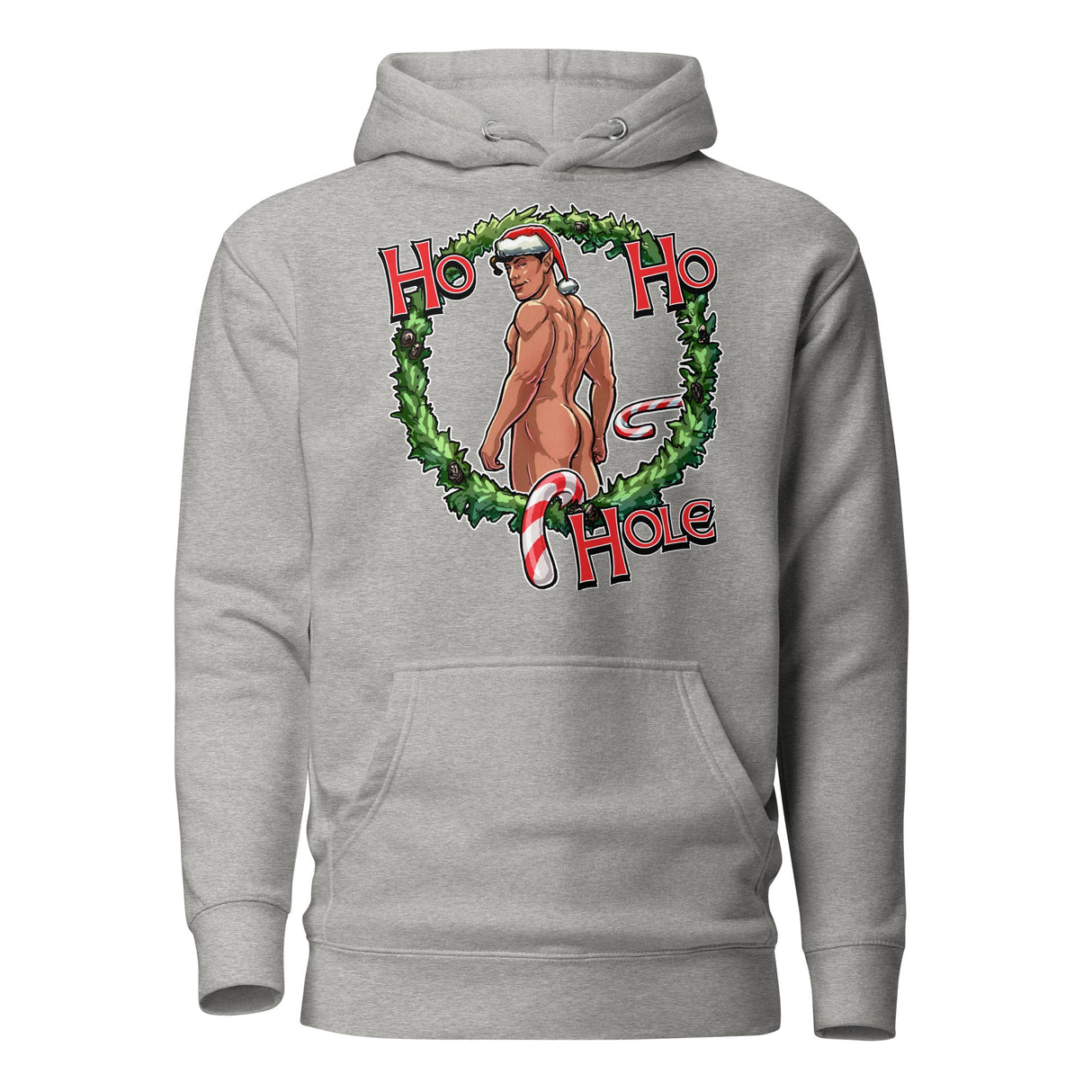 Ho Ho Hole (Hoodie)-Christmas Hoodies-Swish Embassy
