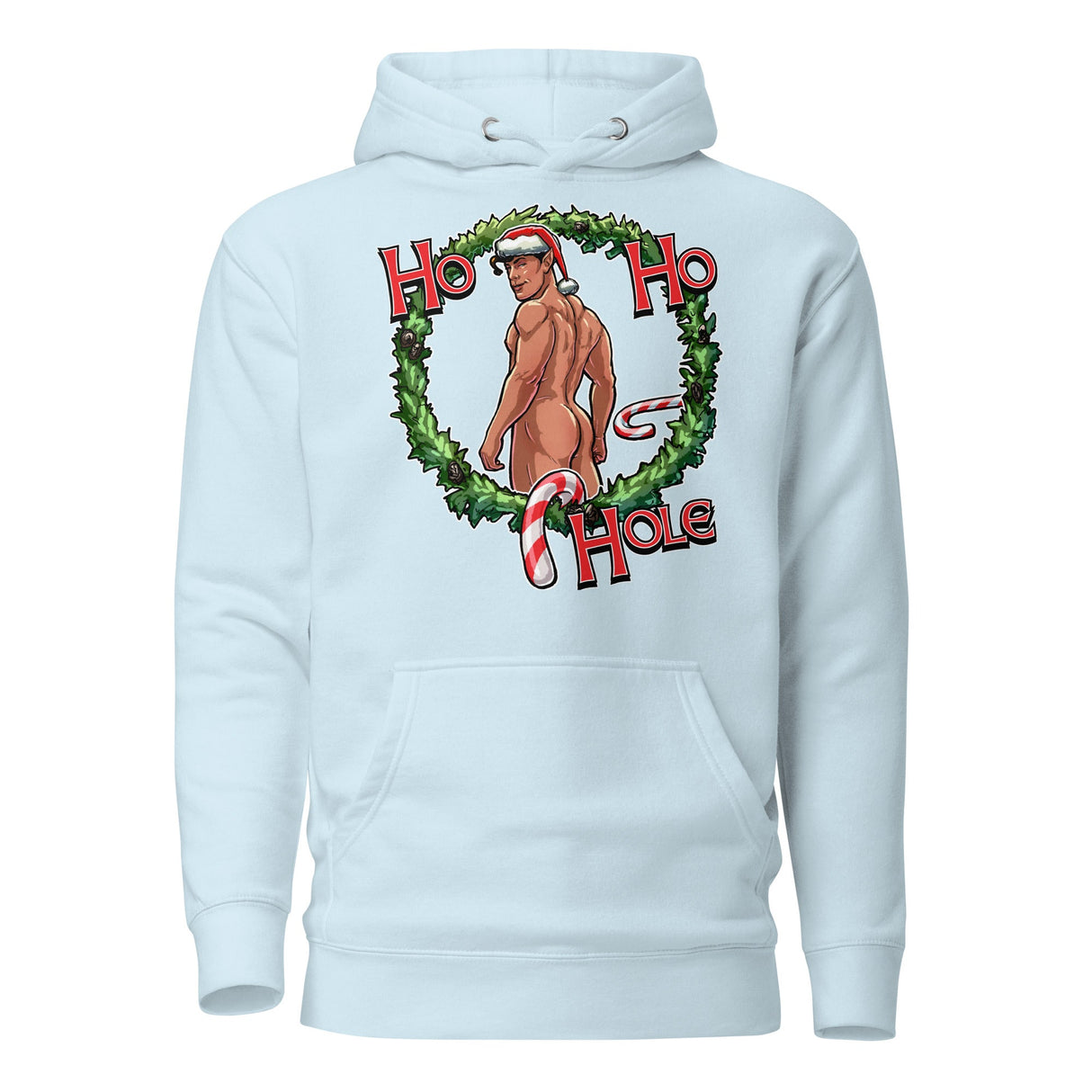 Ho Ho Hole (Hoodie)-Christmas Hoodies-Swish Embassy
