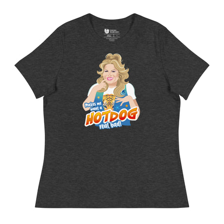 Hot Dog (Women's Relaxed T-Shirt)-Women's T-Shirts-Swish Embassy