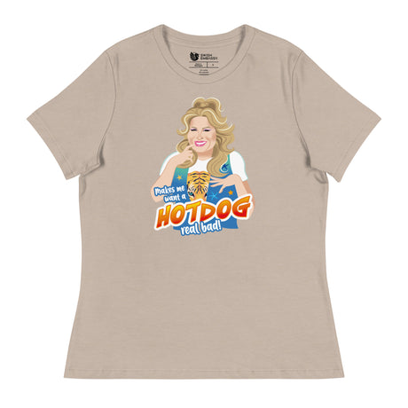 Hot Dog (Women's Relaxed T-Shirt)-Women's T-Shirts-Swish Embassy