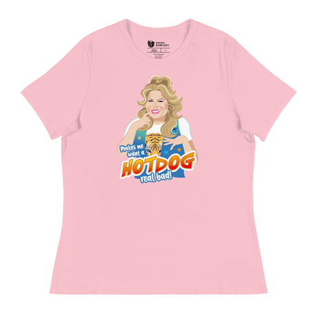 Hot Dog (Women's Relaxed T-Shirt)-Women's T-Shirts-Swish Embassy