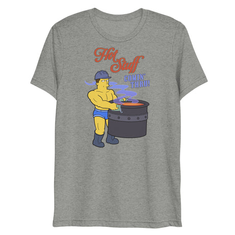 Hot Stuff Comin’ Thru (Triblend)-Triblend T-Shirt-Swish Embassy