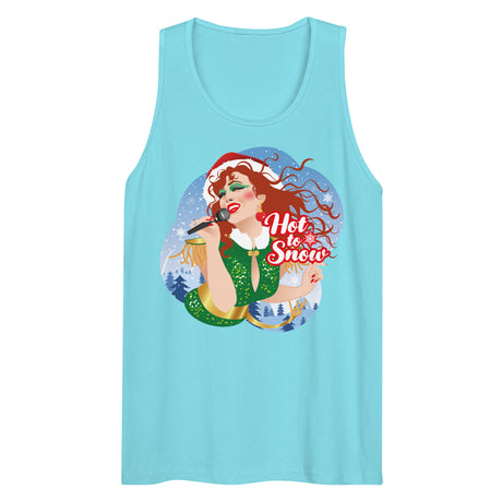 Hot To Snow (Tank top)-Christmas Tank Tops-Swish Embassy