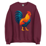 Huge Polygon Rooster (Sweatshirt)-Sweatshirt-Swish Embassy