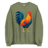 Huge Polygon Rooster (Sweatshirt)-Sweatshirt-Swish Embassy