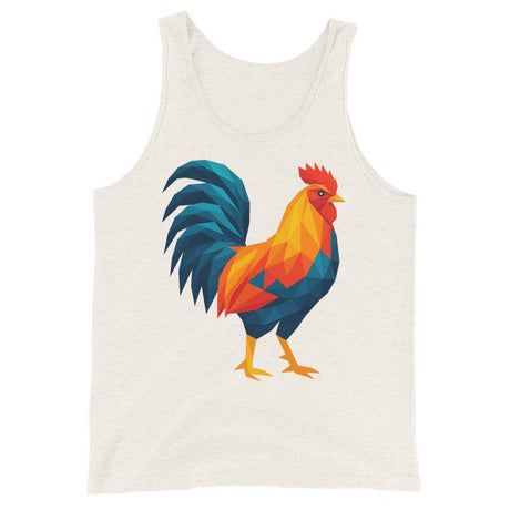 Huge Polygon Rooster (Tank Top)-Tank Top-Swish Embassy