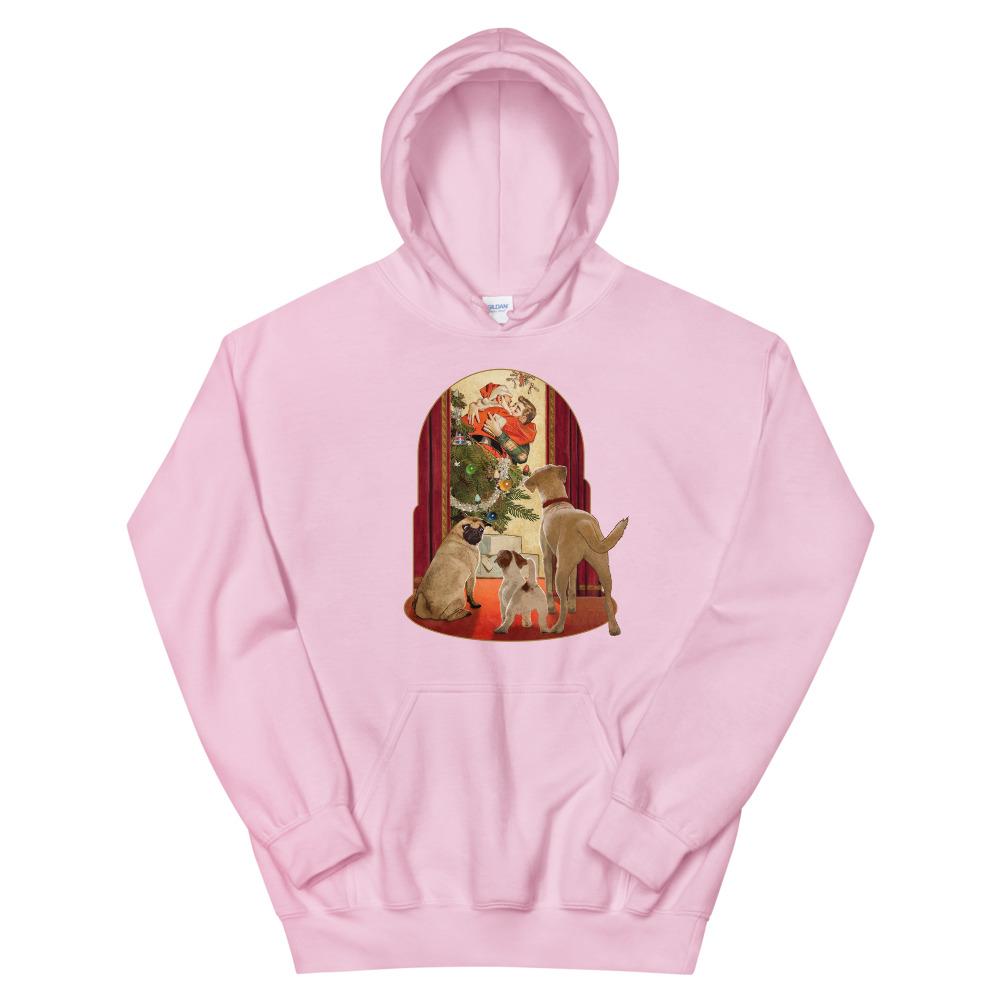 I Saw Daddy Kissing Santa Claus (Hoodie)-Christmas Hoodies-Swish Embassy