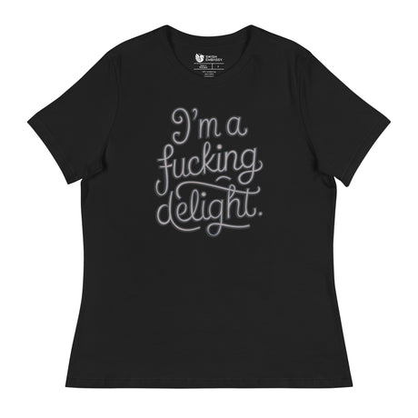 I'm a F*cking Delight (Women's Relaxed T-Shirt)-Women's T-Shirts-Swish Embassy