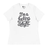 I'm a F*cking Delight (Women's Relaxed T-Shirt)-Women's T-Shirts-Swish Embassy