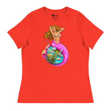 La Isla Sirena (Women's Relaxed T-Shirt)-Women's T-Shirts-Swish Embassy