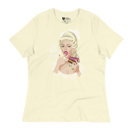 Let Them Eat Cake (Women's Relaxed T-Shirt)-Women's T-Shirts-Swish Embassy