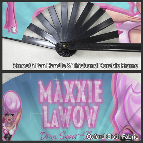 Maxxie LaWow (Folding Clack Fan)-Folding Fans-Swish Embassy