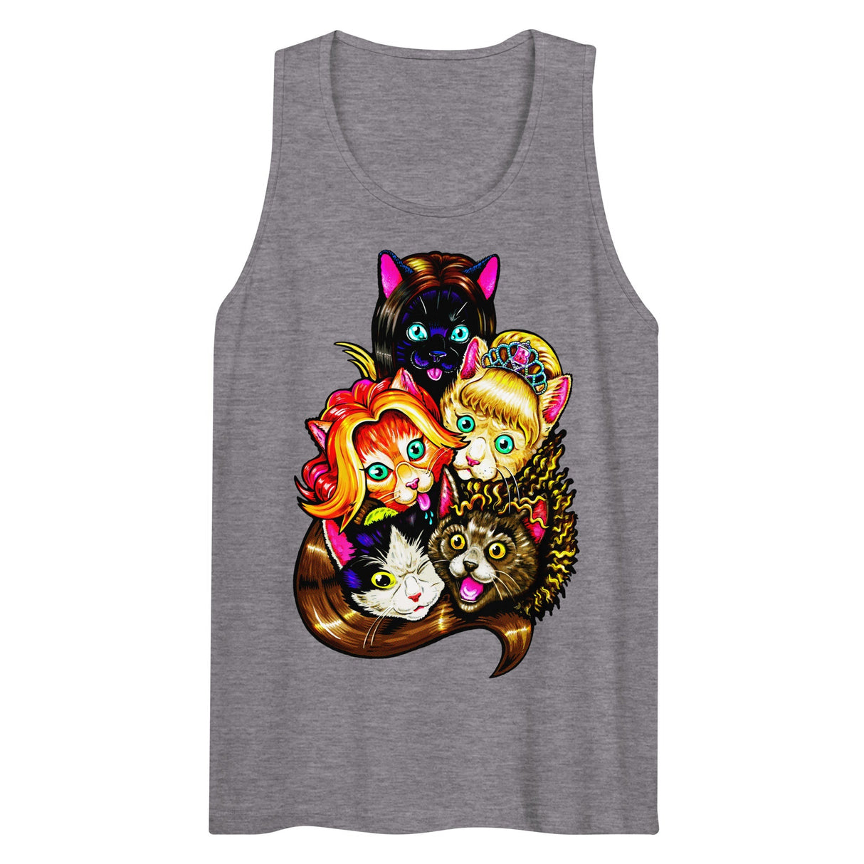 Meow Tell Me What You Want (Tank Top)-Tank Top-Swish Embassy