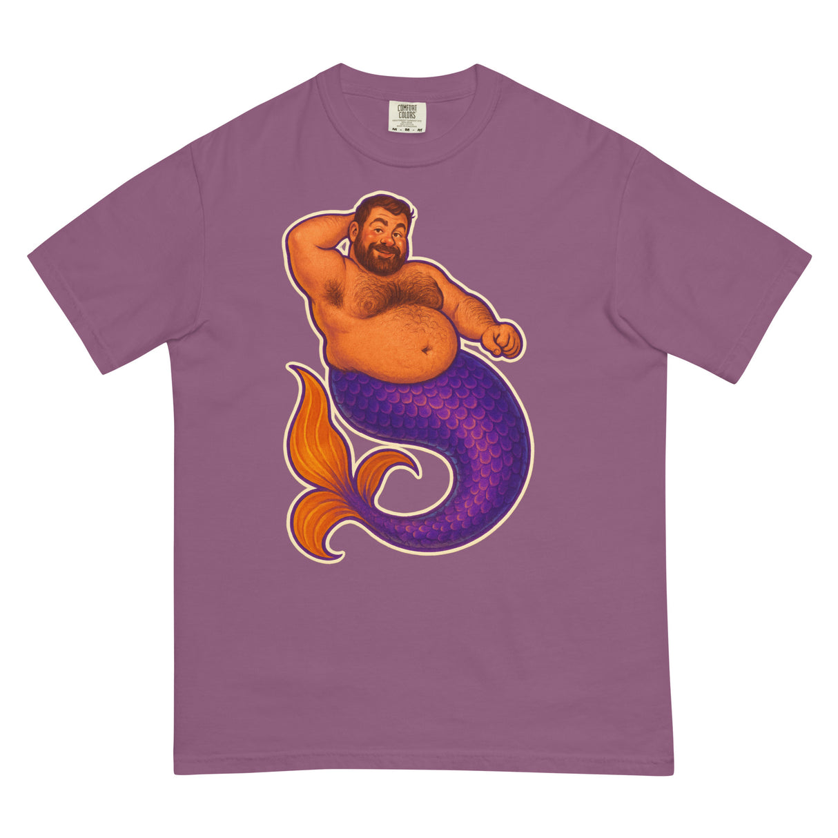 Mer-Grrr (Boxy Tee)-Boxy T-Shirt-Swish Embassy