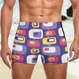 Mid-Century Purple (Square Cut Trunks)-Square Cut Trunks-Swish Embassy