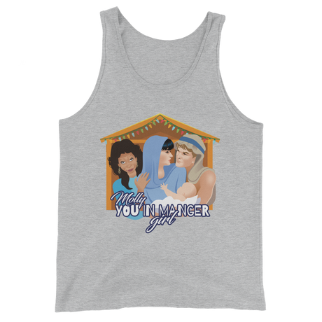 Molly, You in Manger Girl! (Tank Top)-Christmas Tank Tops-Swish Embassy