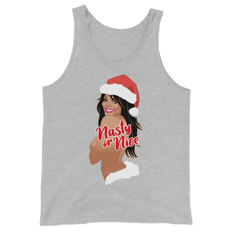 Nasty or Nice (Tank Top)-Christmas Tank Tops-Swish Embassy