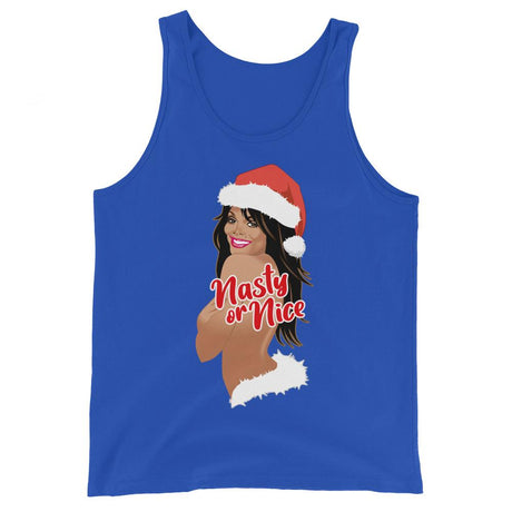 Nasty or Nice (Tank Top)-Christmas Tank Tops-Swish Embassy