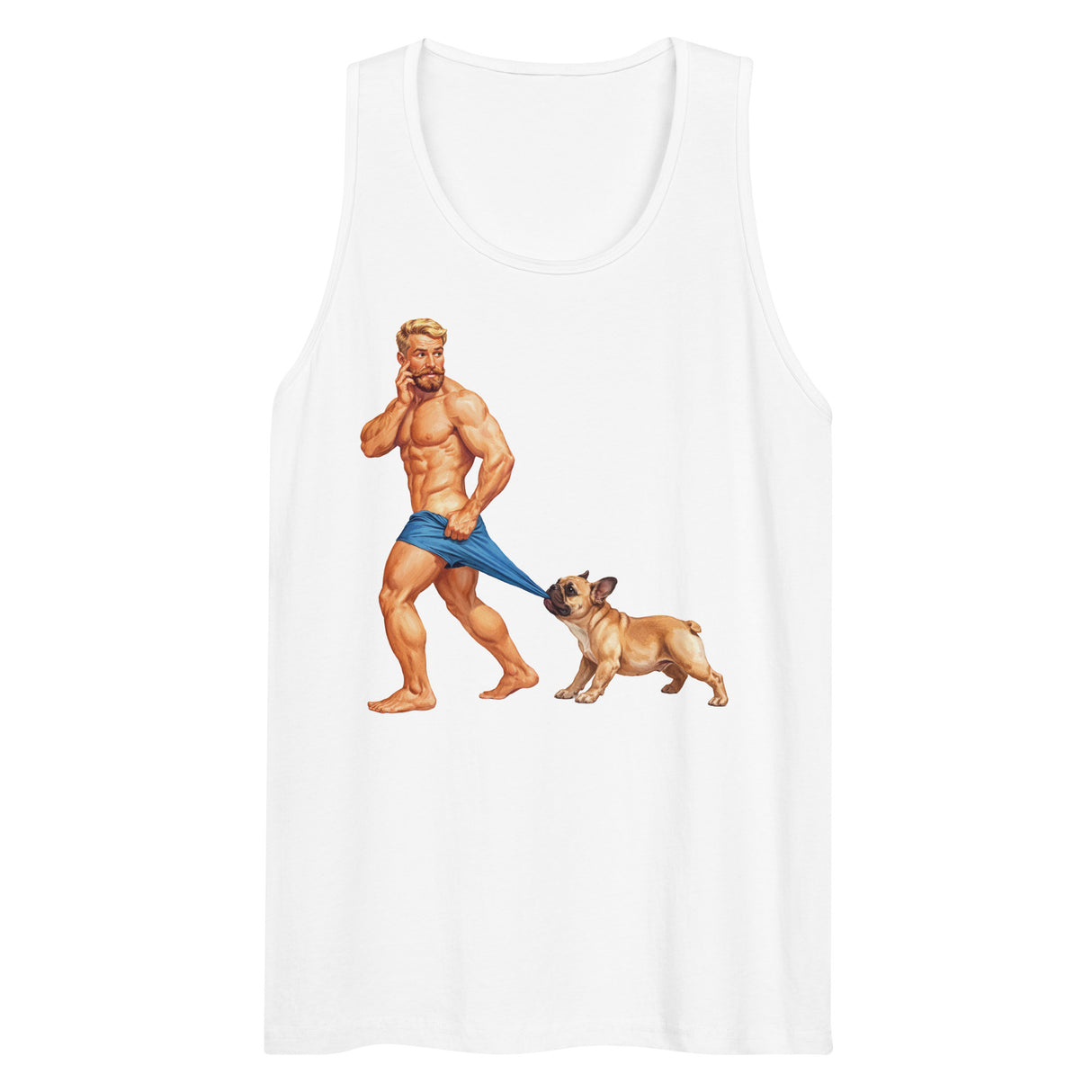 Pardon my Frenchie (Tank Top)-Tank Top-Swish Embassy