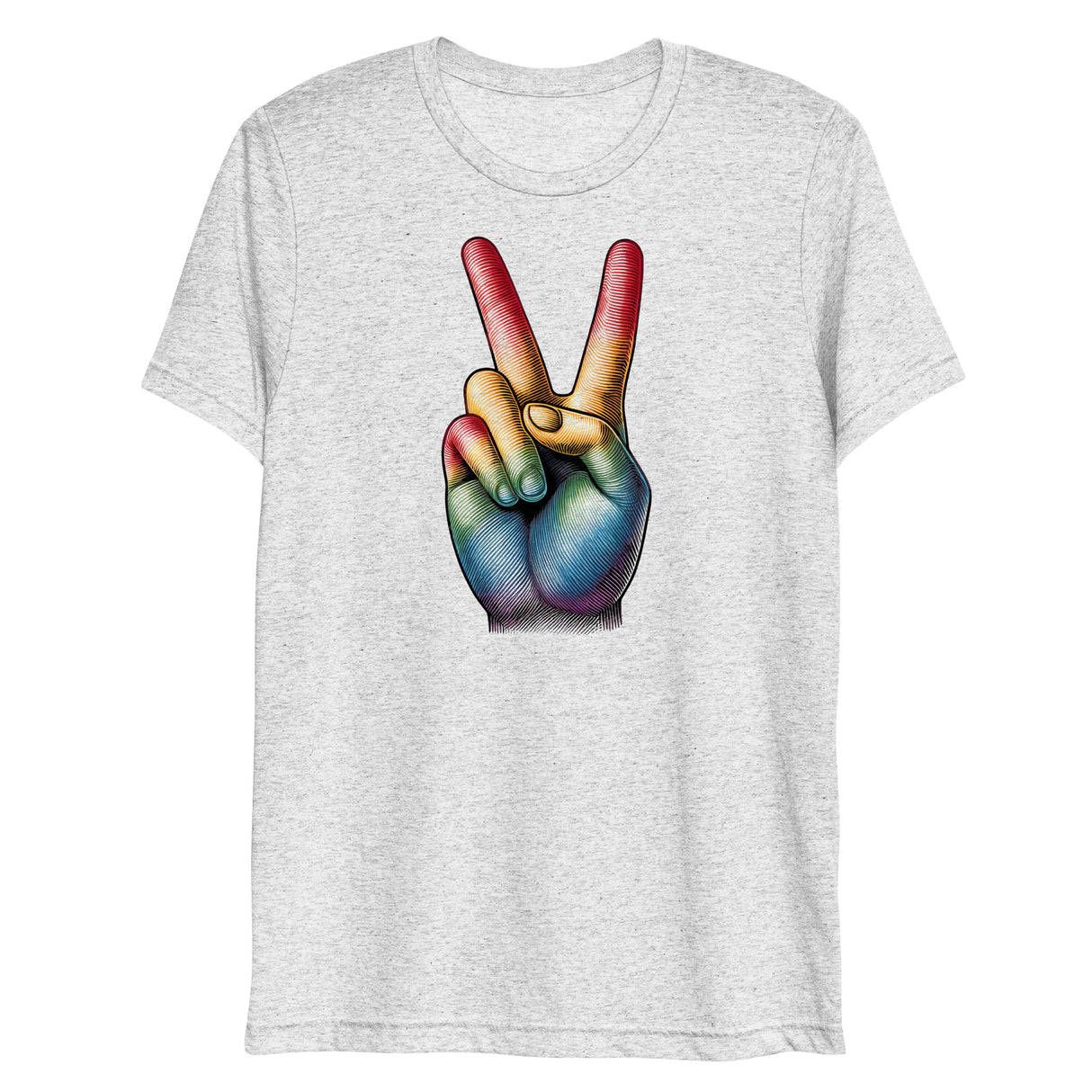 Peace and Pride (Triblend)-Triblend T-Shirt-Swish Embassy