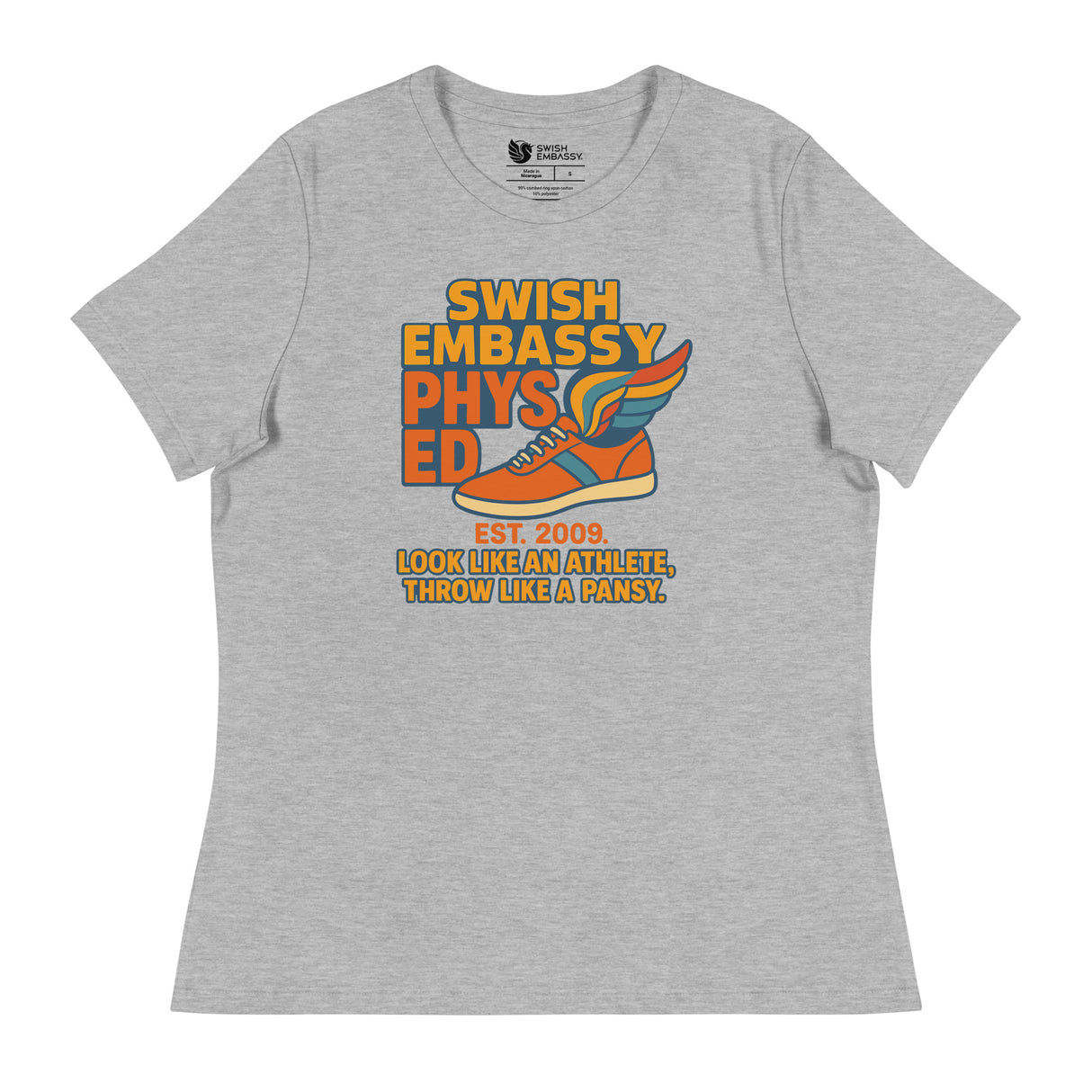 Phys Ed (Women's Relaxed T-Shirt)-Women's T-Shirts-Swish Embassy