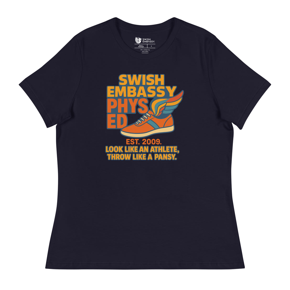 Phys Ed (Women's Relaxed T-Shirt)-Women's T-Shirts-Swish Embassy