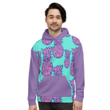 Pineapple Princess (Allover Hoodie)-Allover Hoodie-Swish Embassy