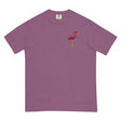 Pink Flamingo (Embroidered) (Boxy Tee)-Boxy T-Shirt-Swish Embassy