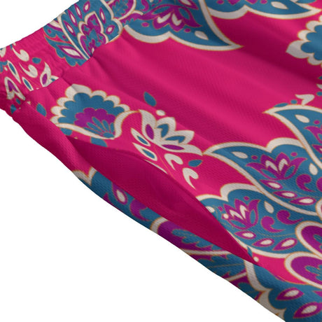 Pink Paisley Club (Shorts)-Shorts-Swish Embassy