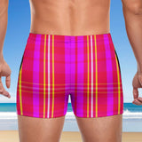 Pink Plaid Club (Square Cut Trunks)-Square Cut Trunks-Swish Embassy