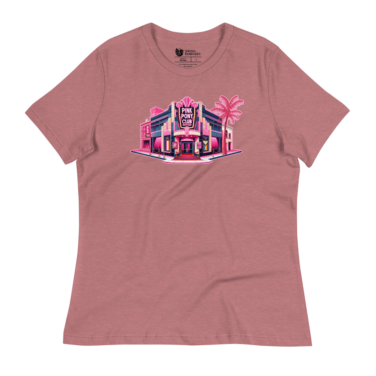 Pink Pony Club (Women's Relaxed T-Shirt)-Women's T-Shirts-Swish Embassy
