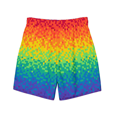 Pixel Perfect Pride (Swim Trunks)-Swim Trunks-Swish Embassy