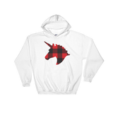 Plaid Unicorn (Hoodie)-Christmas Hoodies-Swish Embassy
